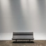 Wall Room - white and black bench near white wall