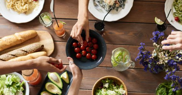 Eco-Friendly Kitchen - Sharing Cherry Tomatoes